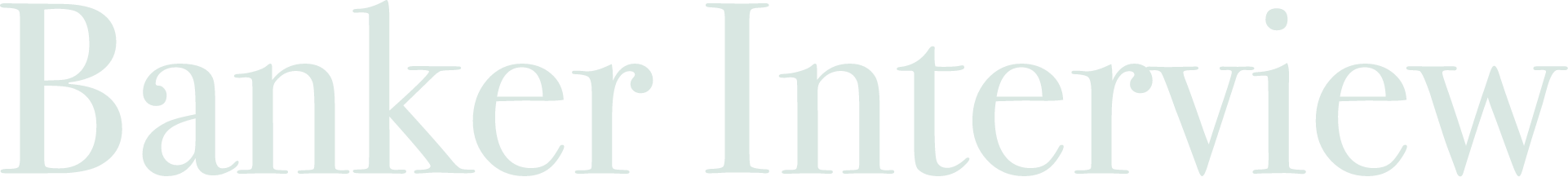 Banker Interview